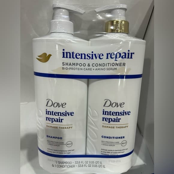 Dove shampoo and conditioner